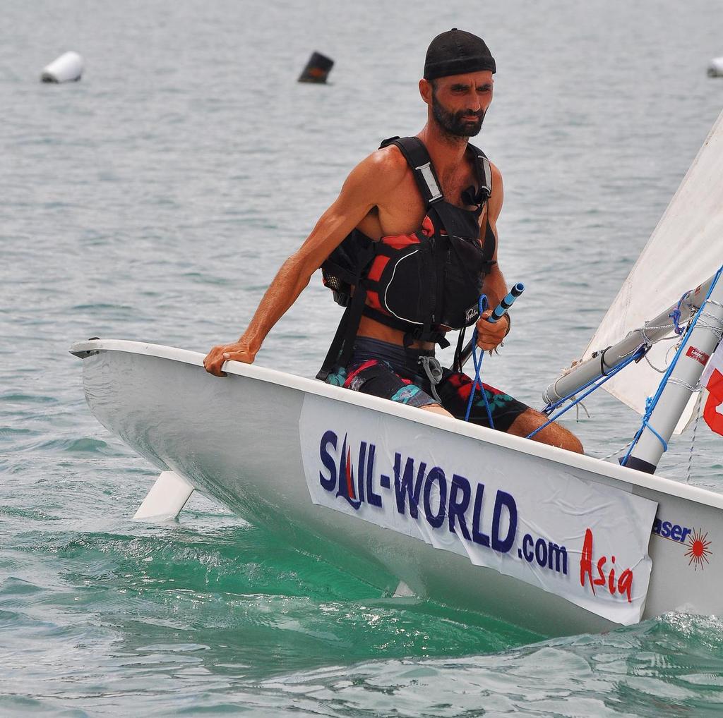 Yassine Darkaoui takes off on his Andaman Laser Challenge © Adelaide