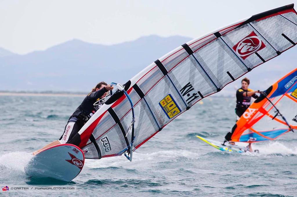 Finian Maynard - 2014 PWA Catalunya World Cup, Day 5 photo copyright  Carter/pwaworldtour.com http://www.pwaworldtour.com/ taken at  and featuring the  class