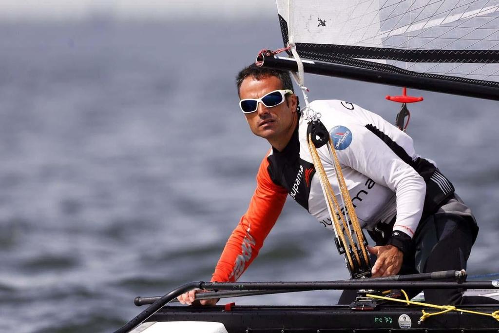 Franck Cammas and Sophie de Turckheim - 2014 Delta Lloyd Regatta, day 1 photo copyright Sander van der Borch http://www.sandervanderborch.com taken at  and featuring the  class