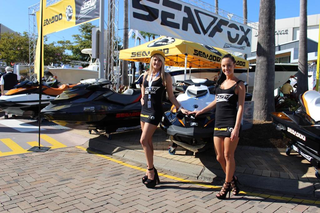 Girls enjoying the sun photo copyright Sanctuary Cove International Boat Show http://www.sanctuarycoveboatshow.com.au/ taken at  and featuring the  class