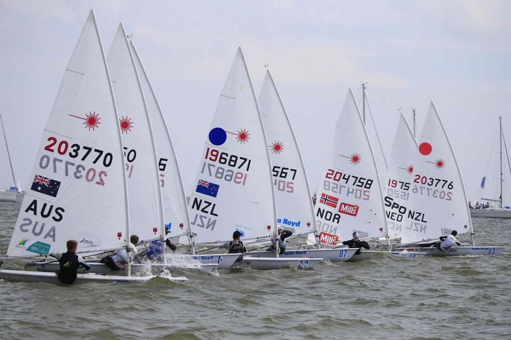 Laser medal race - 2014 Delta Lloyd Regatta, day 5 photo copyright Guilain Grenier taken at  and featuring the  class