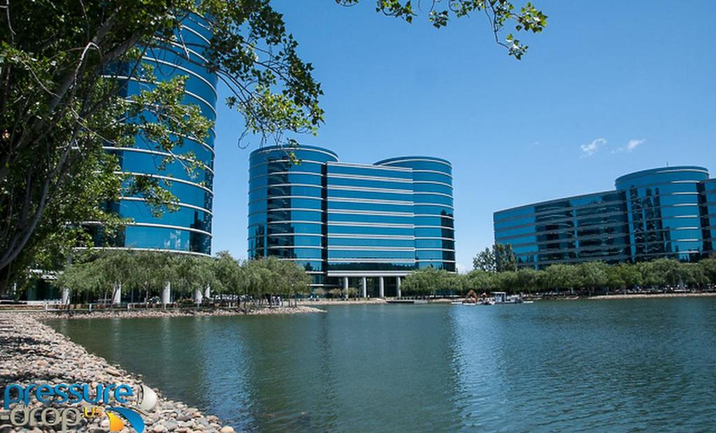 The lake at Oracle Corporation - 2010 America’s Cup winner moves to Oracle Corporation © Erik Simonson/ pressure-drop.us http://www.pressure-drop.us
