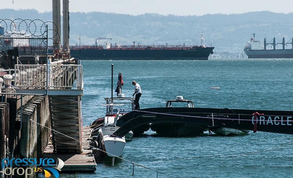 Dogzilla back in the water - 2010 America’s Cup winner moves to Oracle Corporation © Erik Simonson/ pressure-drop.us http://www.pressure-drop.us