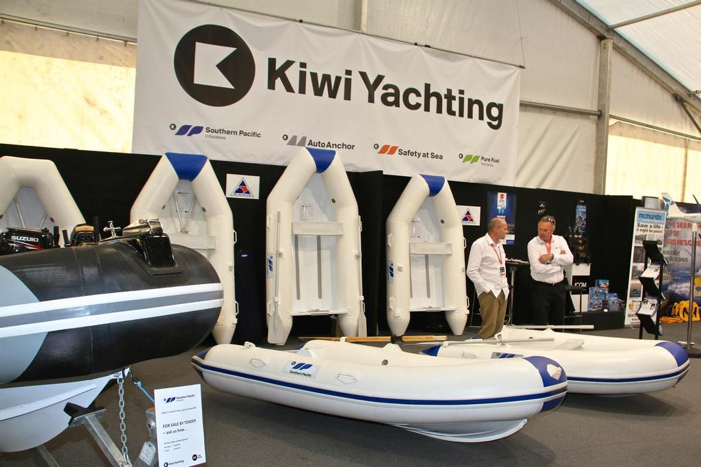 Kiwi Yachting - Hutchwilco NZ Boat Show 2014 - Day 2 (the boat just visible to the left is a great deal for the show) photo copyright Richard Gladwell www.photosport.co.nz taken at  and featuring the  class