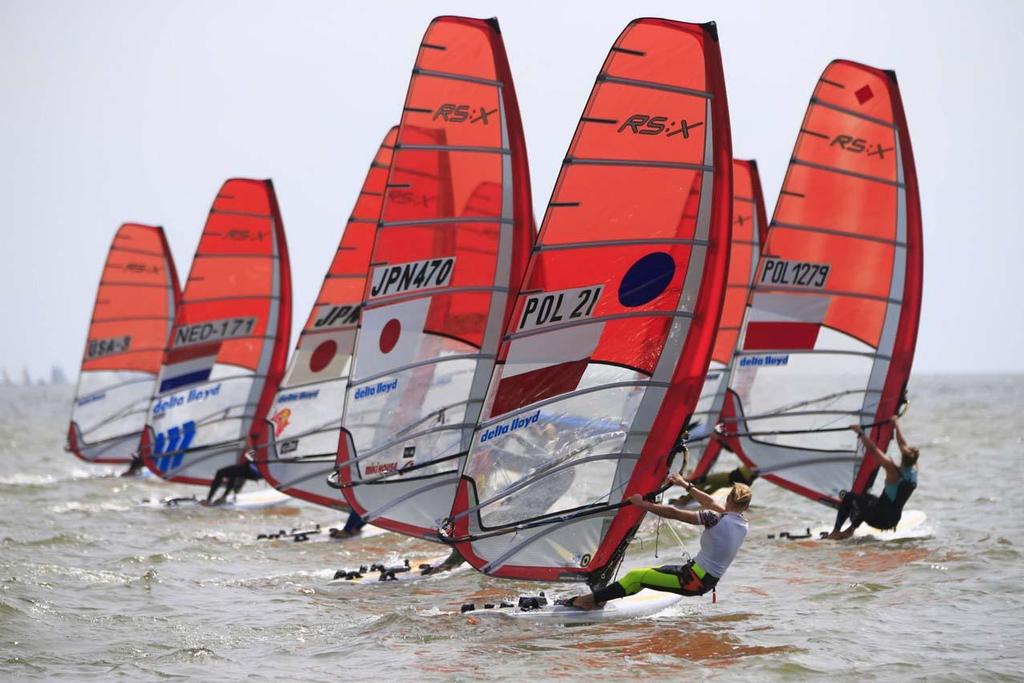 RSX Women, medal race - 2014 Delta Lloyd Regatta, day 5 photo copyright Guilain Grenier taken at  and featuring the  class