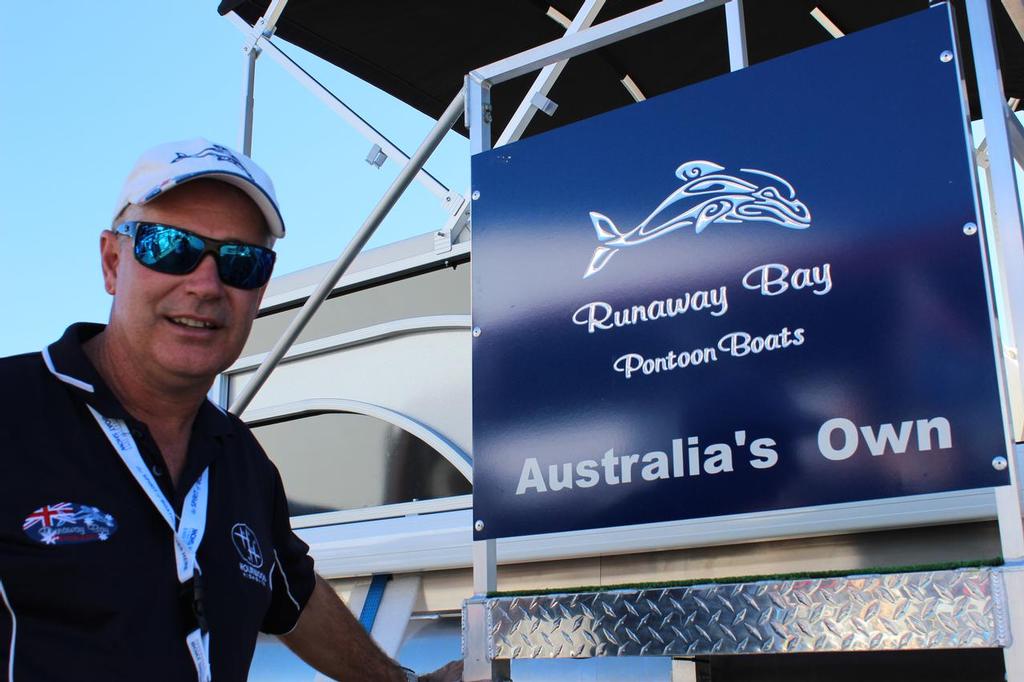 Runaway Bay Pontoon Boats selling well photo copyright Jeni Bone taken at  and featuring the  class
