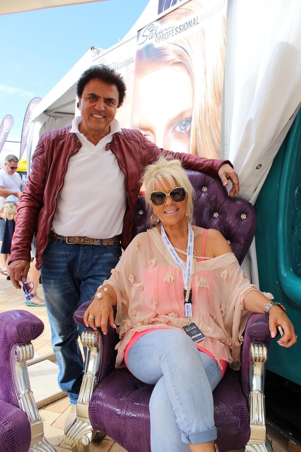 Stefan and Rose have the best seats at the show photo copyright Jeni Bone taken at  and featuring the  class