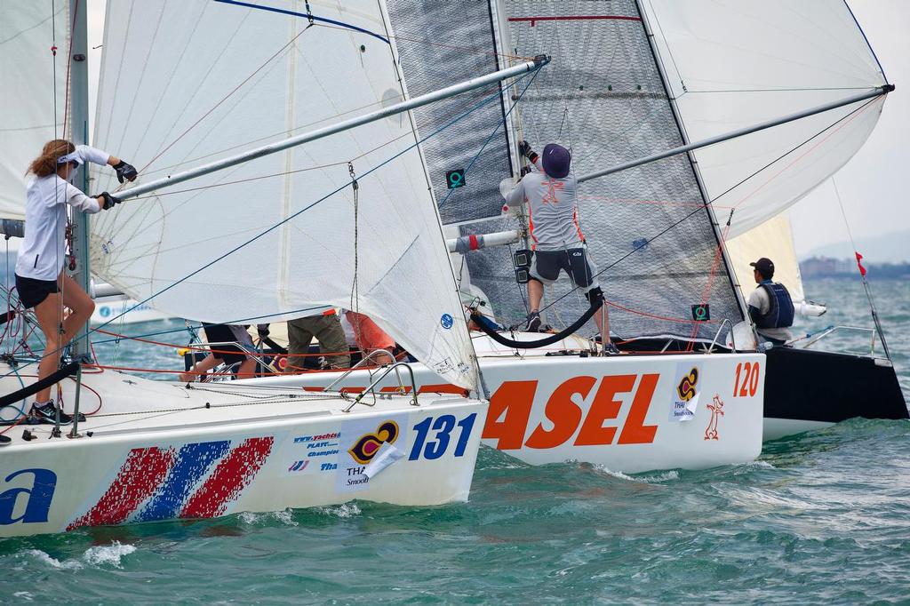 TOP OF THE GULF REGATTA 2014 - Synchronised Sailing photo copyright Guy Nowell/Top of the Gulf taken at  and featuring the  class