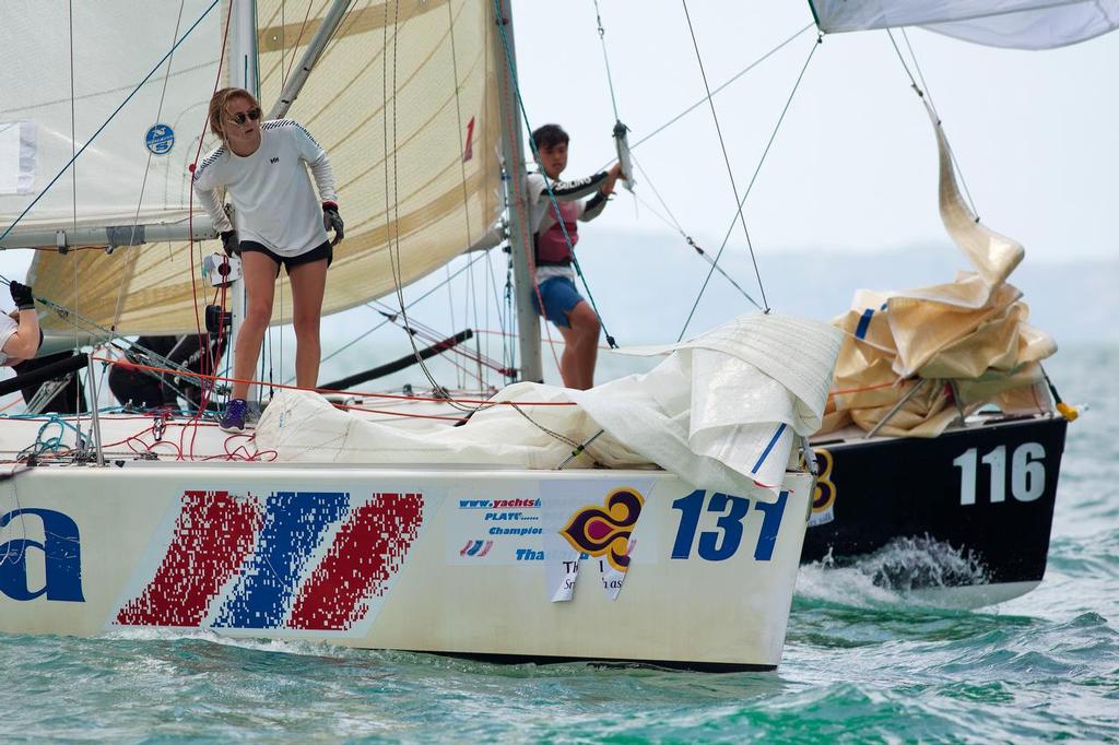 TOP OF THE GULF REGATTA 2014 - close finishes, very close finishes, in the Platu fleet © Guy Nowell/Top of the Gulf