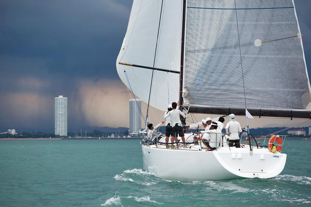 TOP OF THE GULF REGATTA 2014 - Karasu heads home  © Guy Nowell/Top of the Gulf