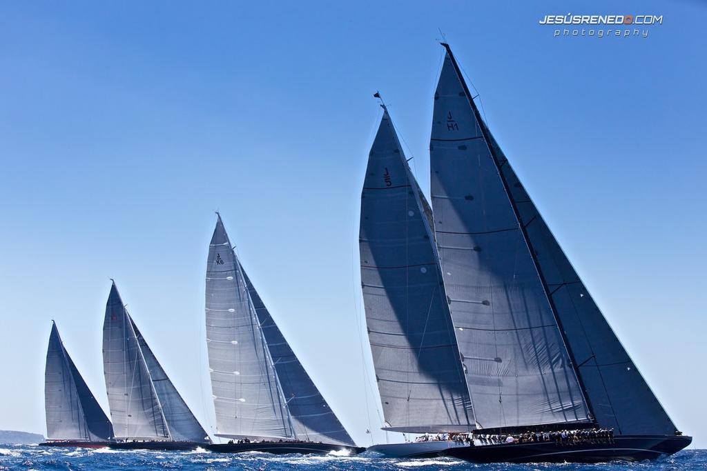 The SuperYacht Cup 2013, first race J Class © jesusrenedo.com