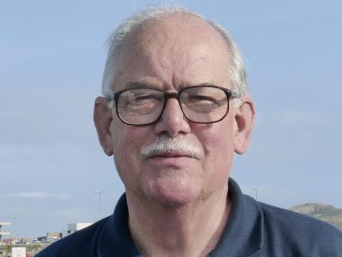 Robin Eagleson of Lough Erne YC, World President of the International J/24 Association. © W M Nixon
