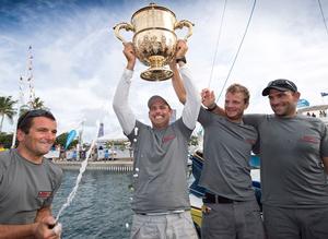 Bruni winning the King Edward VII Gold Cup at the Argo Group Gold Cup. - Alpari World Match Racing Tour 2014 photo copyright  Dan Towers / AWMRT http://www.wmrt.com/ taken at  and featuring the  class