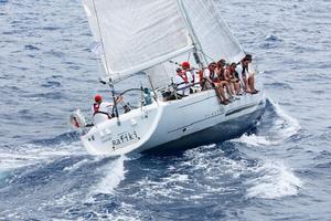 The Cheeki Rafiki, pictured during Antigua Sailing Week, before it ran into difficulties returning to the UK. photo copyright MailOnline taken at  and featuring the  class