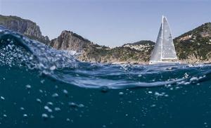 Enrico Gorziglia's Brenta 60, Good Job Guys made great gains under Capri's dramatic cliffs photo copyright  Rolex / Carlo Borlenghi http://www.carloborlenghi.net taken at  and featuring the  class