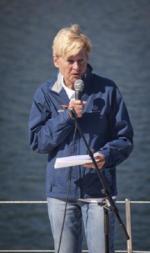 Lorne Dybkster launches Oceans of Hope at the Royal Danish Yacht Club. - Oceans of Hope yacht named by Lone Dybkjær ahead of global voyage photo copyright onEdition http://www.onEdition.com taken at  and featuring the  class