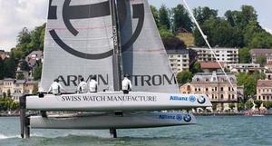 Armin Strom Sailing Team - GC32 Austria Cup photo copyright Sander van der Borch http://www.sandervanderborch.com taken at  and featuring the  class