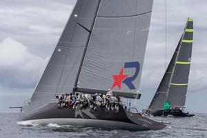 ROBERTISSIMA III, GBR 7236 R, Owner: Roberto Tomasini Grinover, Type: JV 72, MiniMaxi R
JETHOU, GBR 74R, Owner: Sir Peter Ogden, Type: JV 72, MiniMaxi R - 2014 Rolex Capri Sailing Week photo copyright  Rolex / Carlo Borlenghi http://www.carloborlenghi.net taken at  and featuring the  class