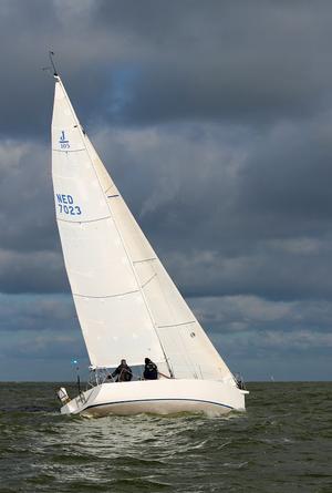John Van Veen’s J/105, Dream Machine winner of the RORC North Sea Race IRC Two Handed Class - RORC North Sea Race 2014 photo copyright John Van Veen taken at  and featuring the  class