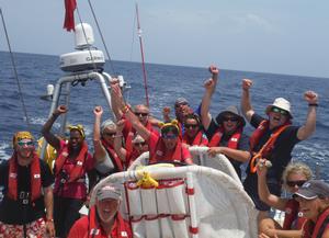 Great finish - Clipper Round The World Yacht Race 2013-14 photo copyright Clipper Ventures taken at  and featuring the  class