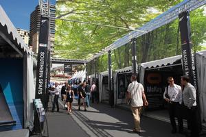 NZ Street at the Monaco Yacht Show. photo copyright NZ Marine taken at  and featuring the  class