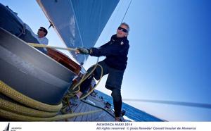 Menorca Maxi 2014, on board J Class Hanumann photo copyright  Jesus Renedo / Consell Insular de Menorca taken at  and featuring the  class