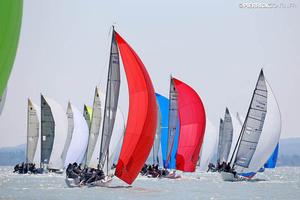 Day 1 - Melges 24 European Championship 2014 photo copyright  Pierrick Contin http://www.pierrickcontin.fr/ taken at  and featuring the  class