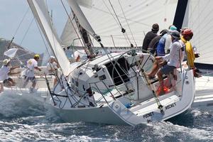 2014 Antigua Sailing Week day 5 - Pocket Rocket photo copyright  Tim Wright / Photoaction.com http://www.photoaction.com taken at  and featuring the  class