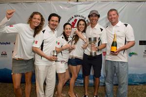 2014 Antigua Sailing Week final awards ceremony photo copyright Ted Martin taken at  and featuring the  class
