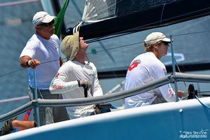 John Demourkas on his way winning Race seven - Rolex Farr 40 North American Championship photo copyright  Sara Proctor, SailFastPhotography taken at  and featuring the  class