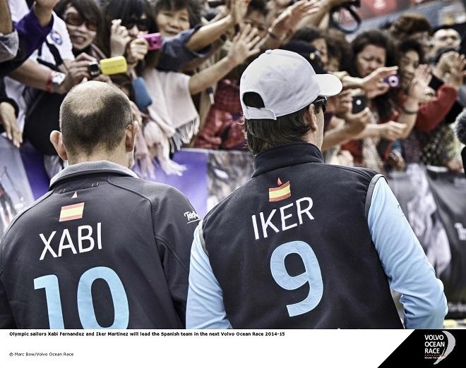 Olympic Sailors Xabi Fernandez and Iker Martinez will lead Spanish team in the next Volvo Ocean Race 2014 - 15. - Volvo Ocean Race 2014-15 ©  Marc Bow / Volvo Ocean Race
