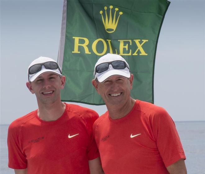Father and son duo, Dick and Ryan DeVos, sailed VOLPE in the Melges 32 Class - 160th New York Yacht Club Annual Regatta 2014 ©  Rolex/Daniel Forster http://www.regattanews.com