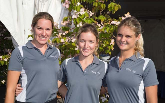 From left: Tablescaping’s “Professional Judges Award” went to Elaine Cameron, Mallory Mcateer and Milrie Swanepoel of Chevy Toy and the “People’s Choice Award” went to Sophie Leach of Grand Barossa. © Billy Black http://www.BillyBlack.com