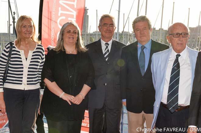 2014 IMOCA Ocean Masters New York to Barcelona Race prizegiving © Christophe Favreau/OSM