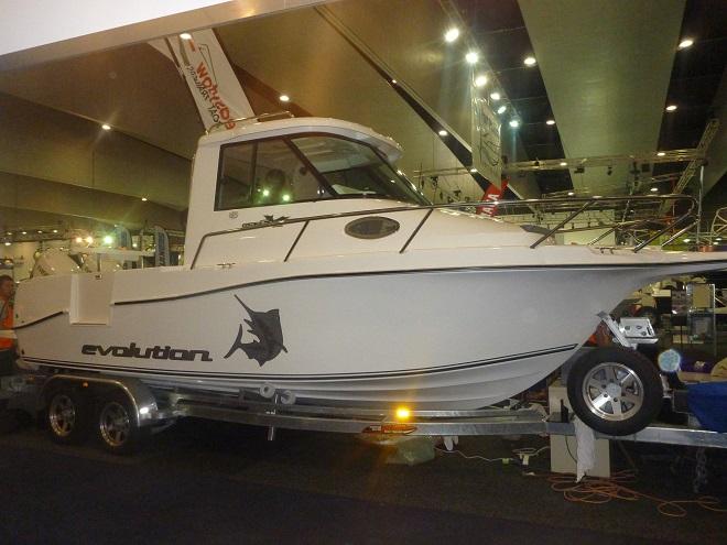 Evolution Boats newest offering © Explore Australia Expo
