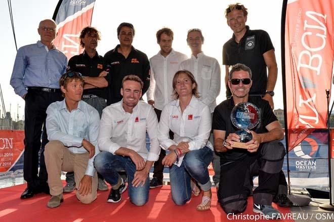 2014 IMOCA Ocean Masters New York to Barcelona Race prizegiving © Christophe Favreau/OSM