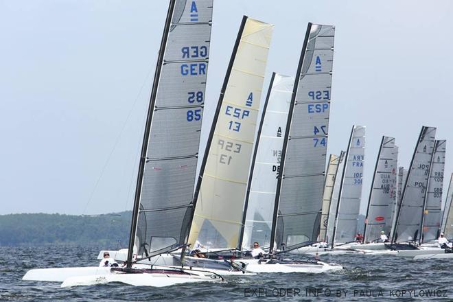 Day 2 - A-class Catamarans European Championship, Bordeaux, France © Paula Kopylowicz / Exploder.info http://www.exploder.info