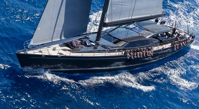 MOONBIRD, Fitzroy Yachts, Dubois NA, 37m - 2014 Loro Piana Superyacht Regatta, day 1 © Carlo Borlenghi http://www.carloborlenghi.com