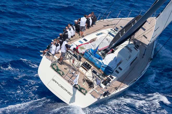 GRANDE ORAZIO, Southern Wind Shipyard, Farr Yacht Design, 24.72m - 2014 Loro Piana Superyacht Regatta, day 1 © Carlo Borlenghi http://www.carloborlenghi.com