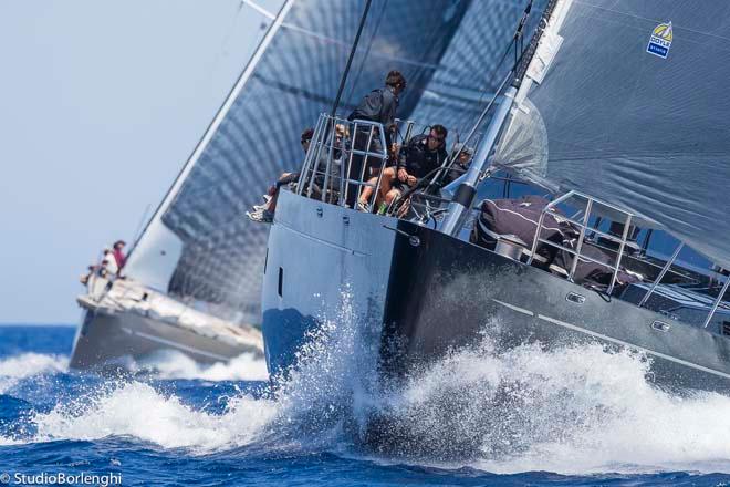 MOONBIRD, Fitzroy Yachts, Dubois NA, 37m; KARIBU, Oyster Yachts, Rob Humphreys, 27.08m - Loro Piana Superyacht Regatta 2014 Day 2 © Carlo Borlenghi http://www.carloborlenghi.com