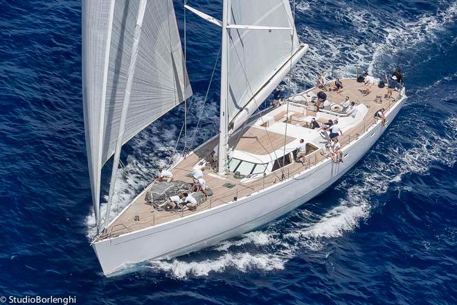 UNFURLED, Royal Huisman, Frers Naval Architecture & Engineering, 34.17m - Loro Piana Superyacht Regatta 2014 day 3 © Carlo Borlenghi / www.carloborlenghi.com