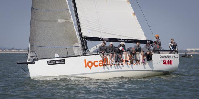 Local Letter Box Zero II at the the finish line for the JP Morgan Asset Management Round the Island Race 2014.  © onEdition http://www.onEdition.com