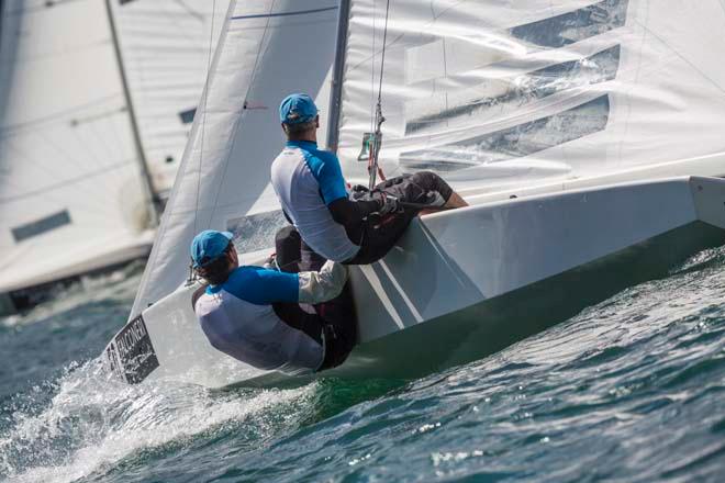 Bow n: 50, Sail n: ITA 8328, Skipper: Claudio Gallone, Crew: Mauro Fragiacomo - 2014 Star World Championship, day 1 © Carlo Borlenghi / www.carloborlenghi.com