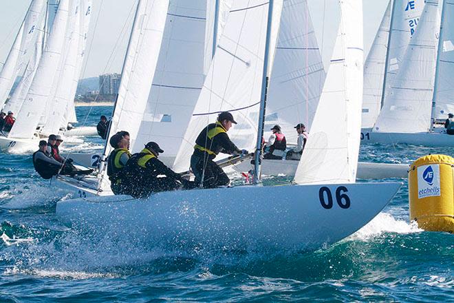 Etchells Australasian Winter Championship 2014. Gen XY holds pointscore lead after Day 2.  © Teri Dodds