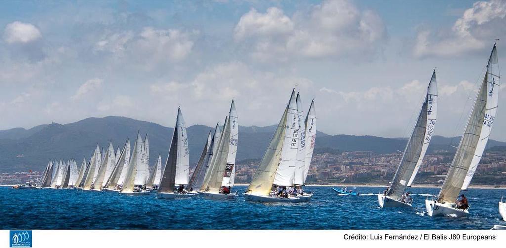 J80 European Championship 2014 photo copyright Luis Fernández / CN Balís J80 Europeans http://www.j80europeans.cnelbalis.com/ taken at  and featuring the  class