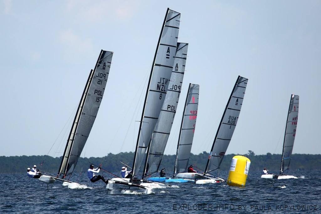  - Day 3: A-class Catamarans European Championship, Bordeaux, France  &copy; Paula Kopylowicz / Exploder.info http://www.exploder.info