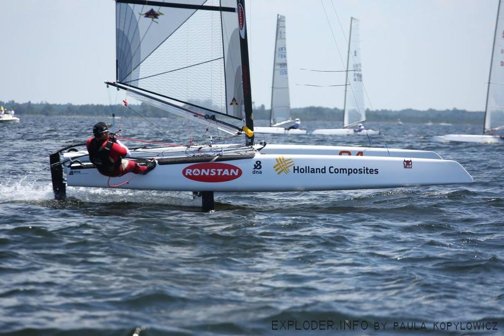 Glenn Ashby - Day 3: A-class Catamarans European Championship, Bordeaux, France  &copy; Paula Kopylowicz / Exploder.info http://www.exploder.info