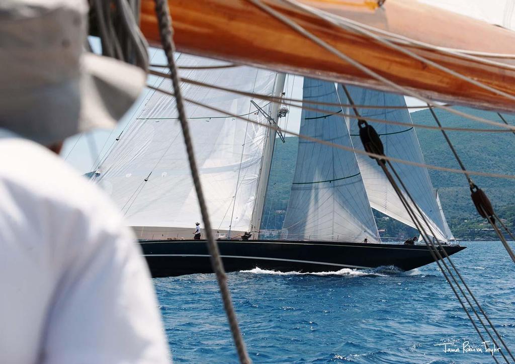 Argentario Sailing Week 2014 - Shamrock ready to race photo copyright  James Robinson Taylor taken at  and featuring the  class