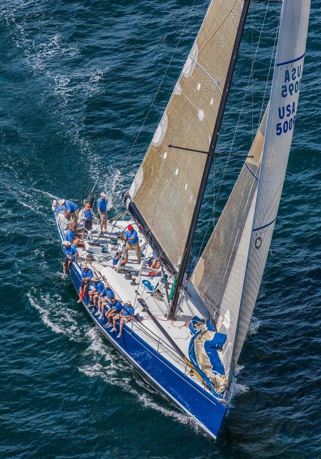 Kodiak skippered by Llwyd Ecclestone, line honours winner in the St. David's Lighthouse Division. 2014 Newport Bermuda Race © Daniel Forster/PPL