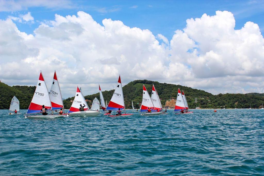 Race Training at Phuket Youth Sailing Club, Ao Yon, Phuket, Thailand - Topper Class World Championships, Pwllheli, Wales, UK © Kathleen Gooch